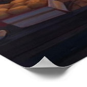 Where Cats Wander and Lanterns Glow Poster (Hoek)