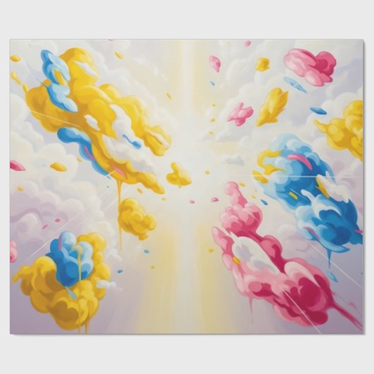 Where clouds Dream Cadeaupapier (Vlak)