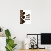 Where Coffee Meets Quiet Moments – Minimalist Cafe Poster (Thuiskantoor)