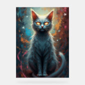 Where curiosity meets the cosmos. acryl bord (Voorkant)