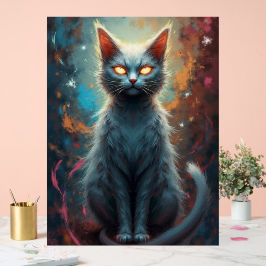 Where curiosity meets the cosmos. acryl bord (Huwelijk)