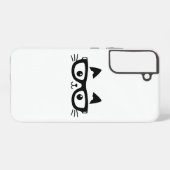 Where curiosity meets the cosmos. samsung galaxy hoesje (Achterkant horizontaal)