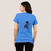 Where curiosity meets the cosmos Tri-Blend shirt (Achterkant volledig)