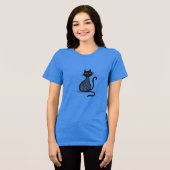 Where curiosity meets the cosmos Tri-Blend shirt (Voorkant volledig)