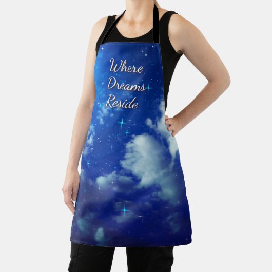 Where Dreams Reside Apron | Night Sky Cooking Wear Schort (Insitu)