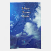 Where Dreams Reside Kitchen Towel | Starry Night Theedoek (Verticaal)