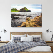 Where Fire Meets Folklore: The Giant's Causeway  Canvas Afdruk (Insitu (Slaapkamer))