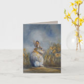 Where Goes Mr Hare 4 x 5.6" Kaart (Gele Bloem)