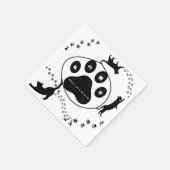 Where I Go Is Up to Me｜猫＆足跡の自由デザイン Servet (Hoek)