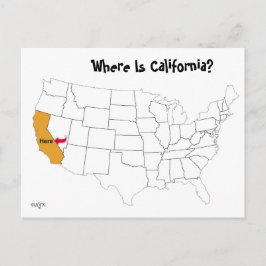 Where Is California? Briefkaart