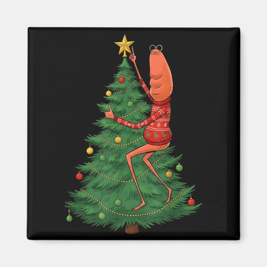 Where Is Jimbo James Marcus The Worm Christmas Magneet (Voorkant)