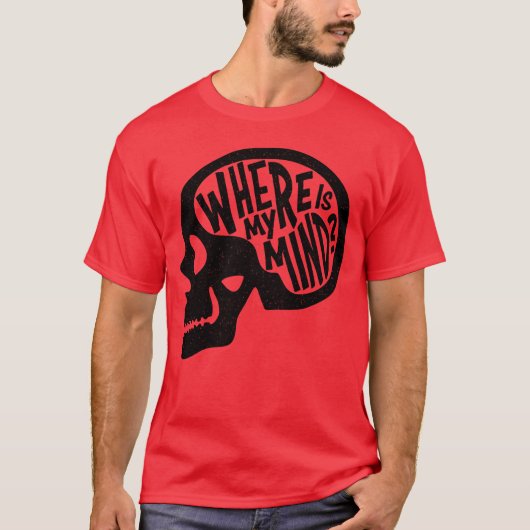 Where is my Mind Fight Club funny T-shirt (Voorkant)