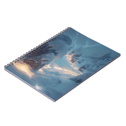 Where Light Wanders in Winter Notitieboek (Linkerzijde)