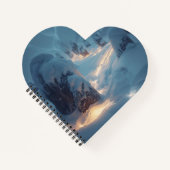 Where Light Wanders in Winter Notitieboek (Voorkant)