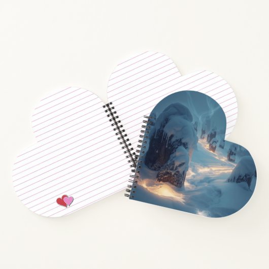 Where Light Wanders in Winter Notitieboek (Binnen)