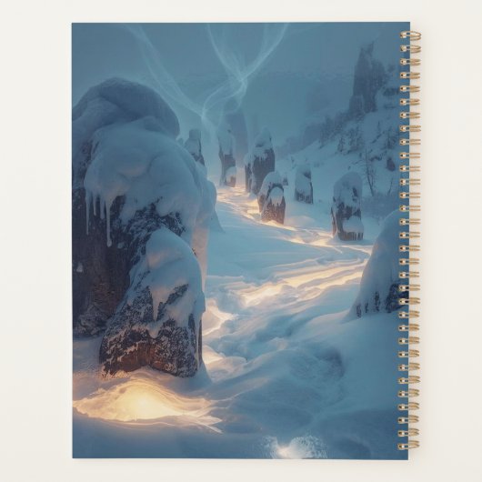 Where Light Wanders in Winter Planner (Achterkant)