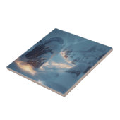 Where Light Wanders in Winter Tegeltje (Zijkant)