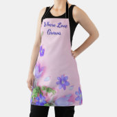 Where Love Grows Apron | Floral Kitchen Apron Schort (Insitu)