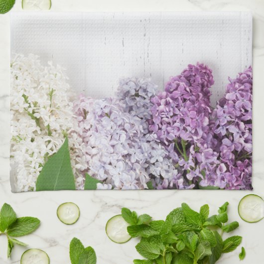 Where Love Grows Kitchen Towel | Lilac Spring Tea Theedoek (Gevouwen)