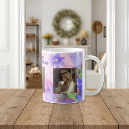Where Love Grows Mug | Personalized Floral Photo  Koffiemok