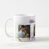 Where Love Grows Mug | Personalized Lilac Photo Mu Koffiemok (Links)