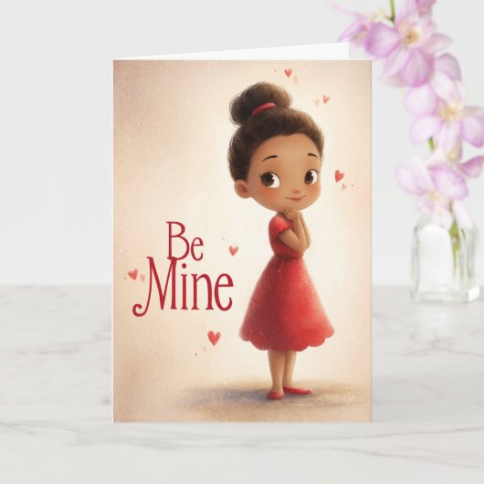 Where My Heart Rests Valentine Card Kaart (Orchidee)