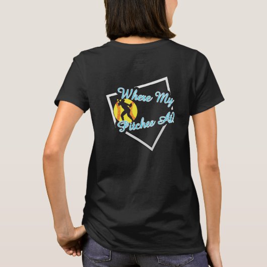Where My Pitches At? Shirt (Achterkant)