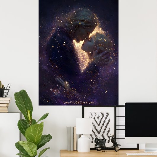 Where Our Light Meets the Stars Poster (Thuiskantoor)