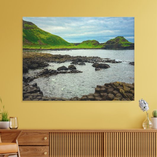 Where Stone Meets Legend Canvas Afdruk (Insitu (Woonkamer))