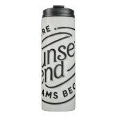 Where Sunset End, Dreams Begin Thermosbeker (Voorkant)