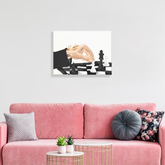 Where the Light Ignites A – Career Journey Canvas Afdruk (Insitu (Woonkamer))