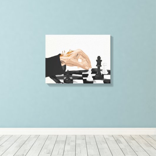 Where the Light Ignites A – Career Journey Canvas Afdruk (Insitu (Houten vloer))