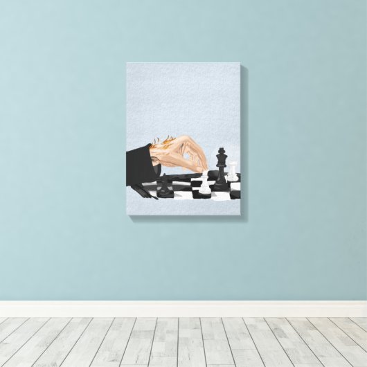 Where the Light Ignites B – Career Journey Canvas Afdruk (Insitu (Houten vloer))