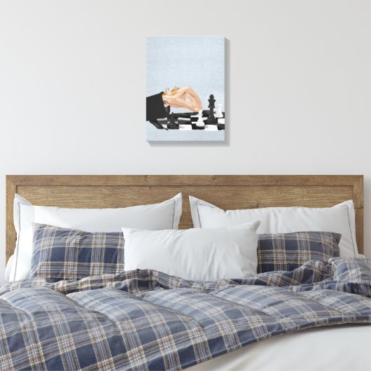 Where the Light Ignites B – Career Journey Canvas Afdruk (Insitu (Slaapkamer))