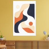 Where the Line Softens Canvas Afdruk (Insitu (Woonkamer))