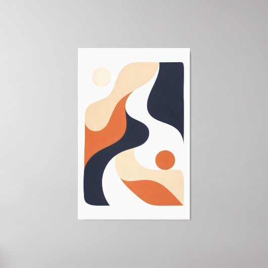 Where the Line Softens Canvas Afdruk (Voorkant)