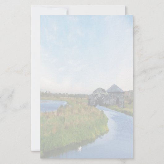 Where the River Ends Stationery Paper (Achterkant)