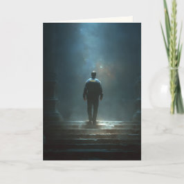 "Where the Stars Salute" Sympathy Card Kaart