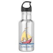 Where the Wild Things Are | Add Your Name Waterfles (Voorkant)