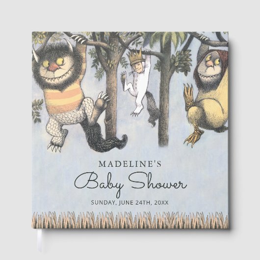 Where the Wild Things Are Baby Shower Gastenboek (Voorkant)