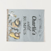 Where the Wild Things Are Birthday Tapestry Wandkleed (Voorkant (horizontaal))
