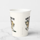 Where the Wild Things Are Characters & Logo Papieren Bekers (Rechts)