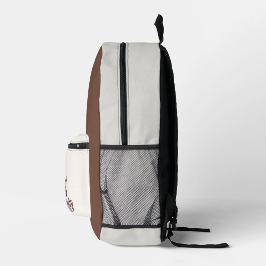 Where the Wild Things Are Characters on Logo Bedrukte Rugzak (Rechts)