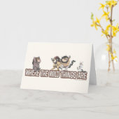 Where the Wild Things Are Characters on Logo Kaart (Gele Bloem)