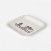 Where the Wild Things Are Characters on Logo Papieren Bordje (Gebogen)