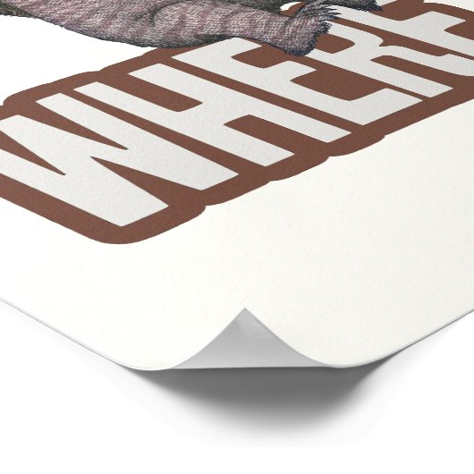 Where the Wild Things Are Characters on Logo Poster (Hoek)