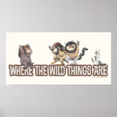 Where the Wild Things Are Characters on Logo Poster (Voorkant)