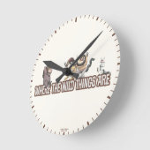 Where the Wild Things Are Characters on Logo Ronde Klok (Hoek)