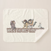 Where the Wild Things Are Characters on Logo Sherpa Deken (Voorkant (horizontaal))
