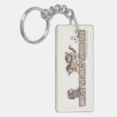 Where the Wild Things Are Characters on Logo Sleutelhanger (Voorkant Links)